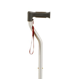 Nova Cane Extra Tall With Swaneck Handle- Silver Nova Cane Extra Tall With Swaneck Handle- Silver Canes Nova - Americare Medical Supply