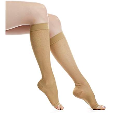 Sigvaris Sheer Compression Stockings Open-Toe 15-20mmHg Asst Colors an –  Americare Medical Supply