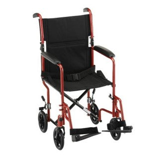 Nova Transport Chair 19 Inch Lightweight With Swingaway Footrests Nova Transport Chair 19 Inch Lightweight With Swingaway Footrests Transport Wheelchairs Nova - Americare Medical Supply