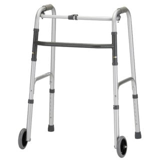 Nova Folding Walker With 5inch Wheel- Adult Nova Folding Walker With 5inch Wheel- Adult Folding Walker Nova - Americare Medical Supply