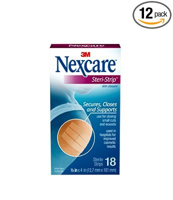 3M Nexcare Steri-Strip 18 strips 1/2"x4" 3M Nexcare Steri-Strip 18 strips 1/2"x4" Steri-Strips 3M - Americare Medical Supply