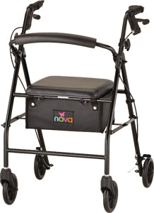 Nova Vibe 6s Steel Frame Rolling Walker Nova Vibe 6s Steel Frame Rolling Walker Rolling Walker Nova - Americare Medical Supply