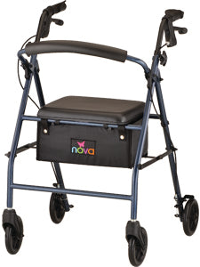 Nova Vibe 6s Steel Frame Rolling Walker Nova Vibe 6s Steel Frame Rolling Walker Rolling Walker Nova - Americare Medical Supply