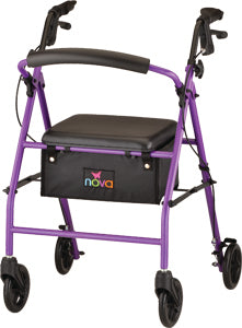 Nova Vibe 6s Steel Frame Rolling Walker Nova Vibe 6s Steel Frame Rolling Walker Rolling Walker Nova - Americare Medical Supply
