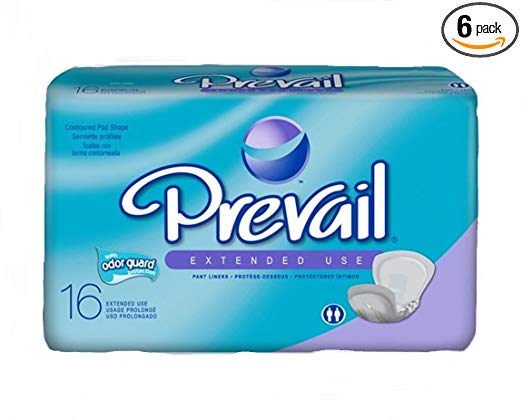 Prevail Panty Liner, Elastic - Printed Bag, Green, 13"x28" Prevail Panty Liner, Elastic - Printed Bag, Green, 13"x28" Liners Prevail - Americare Medical Supply