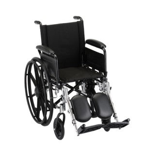 Nova Hammertone Wheelchair 16 Inch Lightweight With Flip Back Detachable Arms & Elevating Legrests Nova Hammertone Wheelchair 16 Inch Lightweight With Flip Back Detachable Arms & Elevating Legrests Wheelchairs Nova - Americare Medical Supply