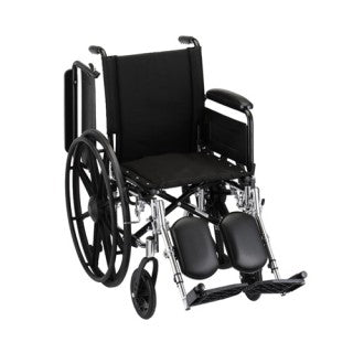 Nova Hammertone Wheelchair 16 Inch Lightweight With Flip Back Full Arms & Elevating Legrests Nova Hammertone Wheelchair 16 Inch Lightweight With Flip Back Full Arms & Elevating Legrests Wheelchairs Nova - Americare Medical Supply