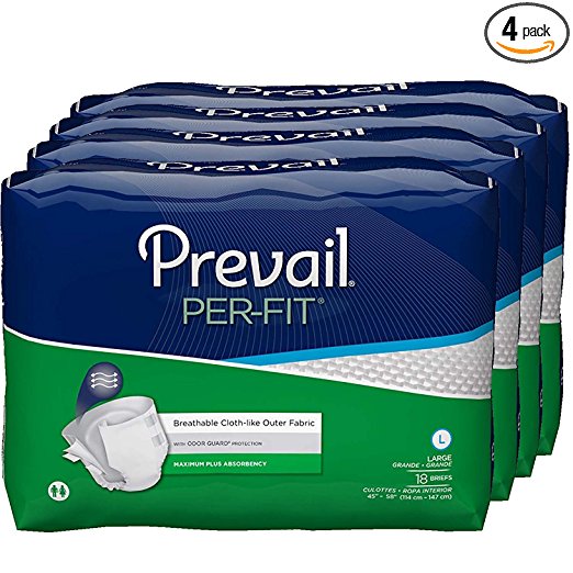 Prevail Per-Fit Disposable Underwear Adult Diaper Medium 20 Ct PF