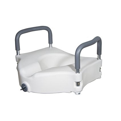 McKesson Raised Toilet Seat With Removal Arms 5" Height McKesson Raised Toilet Seat With Removal Arms 5" Height Toilet Seat Risers Drive - Americare Medical Supply