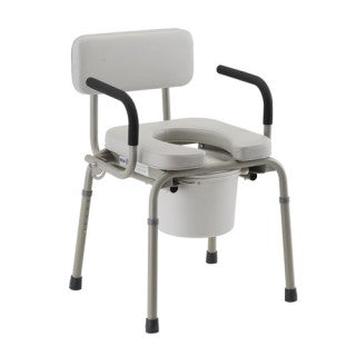 Nova Padded Drop Arm Commode Nova Padded Drop Arm Commode Commodes Nova - Americare Medical Supply