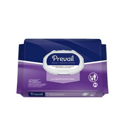 Prevail Adult Washcloths Prevail Adult Washcloths Disposable Washcloths Prevail - Americare Medical Supply