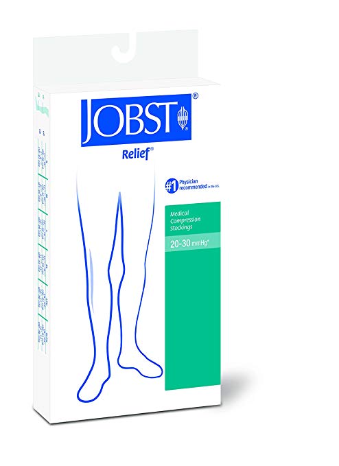 Jobst Relief 20-30mmHg Beige Knee High Closed Toe Compression Stockings Jobst Relief 20-30mmHg Beige Knee High Closed Toe Compression Stockings Compression Knee Highs Jobst - Americare Medical Supply