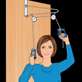 Nova Ortho-Med, Inc. Overdoor Exercise Set Nova Ortho-Med, Inc. Overdoor Exercise Set Exercise Paddler Nova Ortho-Med, Inc. - Americare Medical Supply