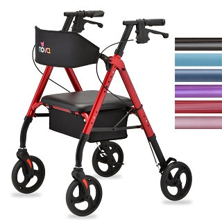 STAR 8 OS ROLLATOR RED