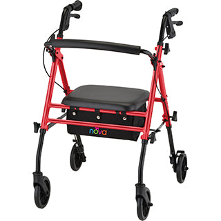 BUZZ KD ROLLATOR-RED