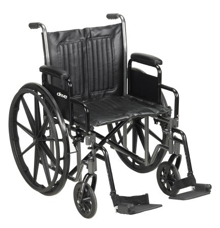 Wheelchair McKesson Desk Length Arm Padded, Removable Arm Style 20 Inch Seat Wheelchair McKesson Desk Length Arm Padded, Removable Arm Style 20 Inch Seat Wheelchairs McKesson - Americare Medical Supply