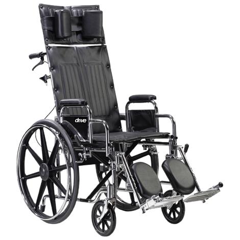 Drive Deluxe Sentra Full Reclining Wheelchair Drive Deluxe Sentra Full Reclining Wheelchair Reclining Wheelchair Drive - Americare Medical Supply