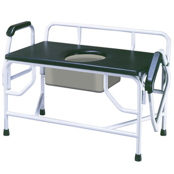 Drive Extra-Large Bariatric Drop Arm Commode Drive Extra-Large Bariatric Drop Arm Commode Commode Americare Medical Supply - Americare Medical Supply