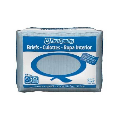 First Quality Tab Closure Incontinent Briefs - Moderate Absorbency First Quality Tab Closure Incontinent Briefs - Moderate Absorbency Fitted Tab Briefs First Quality - Americare Medical Supply