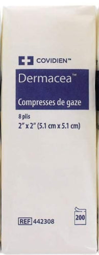 Covidien Dermacea Gauze Sponges Non Sterile 200 pack Covidien Dermacea Gauze Sponges Non Sterile 200 pack Gauze Covidien - Americare Medical Supply