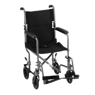 Nova Transport Chair 19 Inch Hammertone With Swingaway Footrests Nova Transport Chair 19 Inch Hammertone With Swingaway Footrests Transport Wheelchairs Nova - Americare Medical Supply