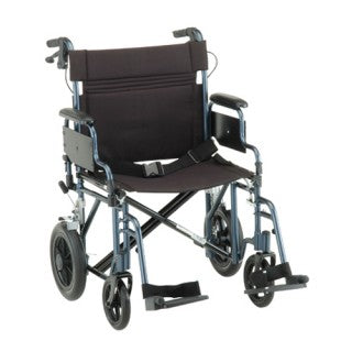 Nova Transport Chair - 22 Inch With Hand Brakes Nova Transport Chair - 22 Inch With Hand Brakes Wheelchairs Nova - Americare Medical Supply