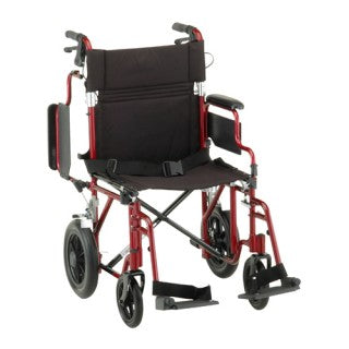 Nova Transport Chair 19 Inch Lightweight With Hand Brakes, Detachable Desk Arms, and Swingaway Footrests Nova Transport Chair 19 Inch Lightweight With Hand Brakes, Detachable Desk Arms, and Swingaway Footrests Lightweight transport chair Nova - Americare Medical Supply
