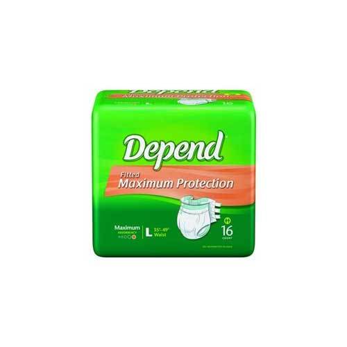 Depend Incontinent Brief - Heavy Absorbency Depend Incontinent Brief - Heavy Absorbency Fitted Tab Briefs Depend - Americare Medical Supply