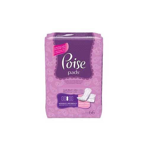 Poise Contoured Bladder Control Pads - Moderate Absorbency Poise Contoured Bladder Control Pads - Moderate Absorbency Pads For Women Poise - Americare Medical Supply