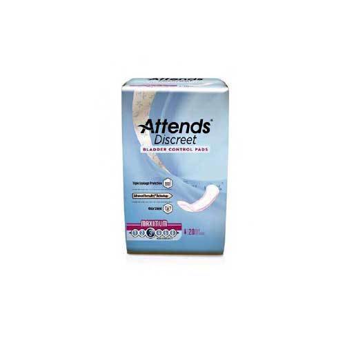 Attends Bladder Control Pads - Moderate Absorbency Attends Bladder Control Pads - Moderate Absorbency Booster Pads / Doublers Attends - Americare Medical Supply