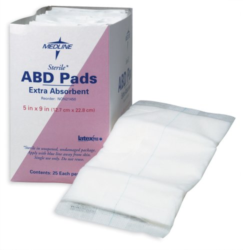 Medline Abdominal Pads 20/Pack Medline Abdominal Pads 20/Pack Abdominal Pads Medline - Americare Medical Supply
