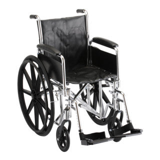 Nova Hammertone Wheelchair 16 Inch With Detachable Full Arms & Swing Away Footrests Nova Hammertone Wheelchair 16 Inch With Detachable Full Arms & Swing Away Footrests Wheelchairs Nova - Americare Medical Supply