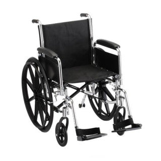 Nova Hammertone Wheelchair 18 Inch Detachable Full Arms & Swing Away Footrests Nova Hammertone Wheelchair 18 Inch Detachable Full Arms & Swing Away Footrests Wheelchairs Nova - Americare Medical Supply