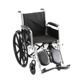 Nova Hammertone Wheelchair 18 Inch With Detachable Arms Full Arms & Elevating Legrests Nova Hammertone Wheelchair 18 Inch With Detachable Arms Full Arms & Elevating Legrests Wheelchairs Nova - Americare Medical Supply