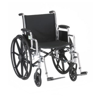 Nova Hammertone Wheelchair 18 Inch With Detachable Arms & Swing Away Footrests Nova Hammertone Wheelchair 18 Inch With Detachable Arms & Swing Away Footrests Wheelchairs Nova - Americare Medical Supply