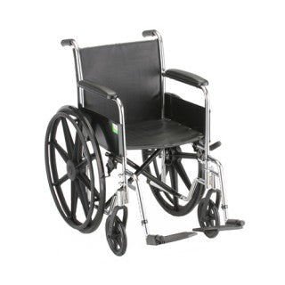 Nova Hammertone Wheelchair 18 Inch With Detachable Full Arms & Swingaway Footrests Nova Hammertone Wheelchair 18 Inch With Detachable Full Arms & Swingaway Footrests Wheelchairs Nova - Americare Medical Supply