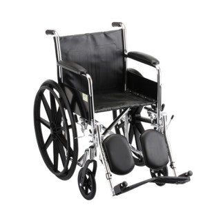 Nova Hammertone Wheelchair 18 Inch With Detachable Full Arms & Elevating Legrests Nova Hammertone Wheelchair 18 Inch With Detachable Full Arms & Elevating Legrests Wheelchairs Nova - Americare Medical Supply