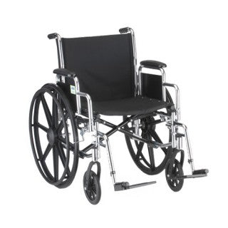 Nova Hammertone Wheelchair 20 Inch With Detachable Arms & Swing Away Footrests Nova Hammertone Wheelchair 20 Inch With Detachable Arms & Swing Away Footrests Wheelchairs Nova - Americare Medical Supply