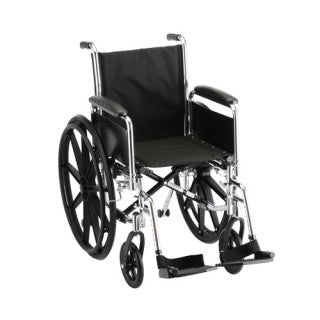 Nova Hammertone Wheelchair 20 Inch With Full Arms & Swing Away Footrests Nylon Nova Hammertone Wheelchair 20 Inch With Full Arms & Swing Away Footrests Nylon Wheelchairs Nova - Americare Medical Supply