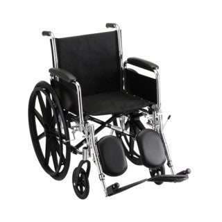 Nova Hammertone Wheelchair 20 Inch Detachable Full Arms & Elevating Leg Rests Nova Hammertone Wheelchair 20 Inch Detachable Full Arms & Elevating Leg Rests Wheelchairs Nova - Americare Medical Supply