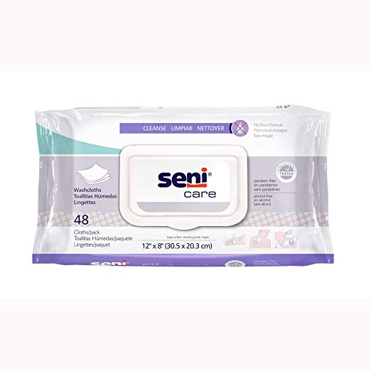 Seni Care Washcloths Seni Care Washcloths Disposable Washcloths Seni - Americare Medical Supply