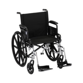 Nova Hammertone Wheelchair 20 Inch Lightweight With With Flip Back Detachable Arms & Swing Away Footrests Nova Hammertone Wheelchair 20 Inch Lightweight With With Flip Back Detachable Arms & Swing Away Footrests Wheelchairs Nova - Americare Medical Supply