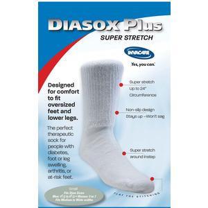 Medicool Diasox Socks Super Stretch, Black, Various Sizes Medicool Diasox Socks Super Stretch, Black, Various Sizes Oversized Socks Medicool - Americare Medical Supply