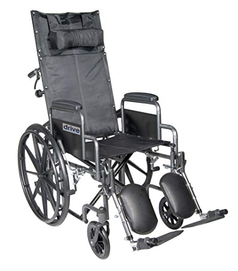 Drive Silver Sport Full-Reclining Wheelchair Drive Silver Sport Full-Reclining Wheelchair Reclining Wheelchair Drive - Americare Medical Supply