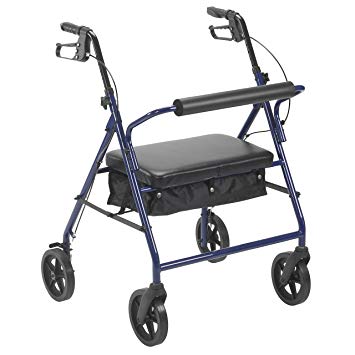 Drive Bariatric Rollator with 8" Wheels