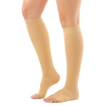 Alex Orthopedic Opaque Knee High Nude 30-40 mmHg Open Toe Alex Orthopedic Opaque Knee High Nude 30-40 mmHg Open Toe Knee Highs Alex - Americare Medical Supply