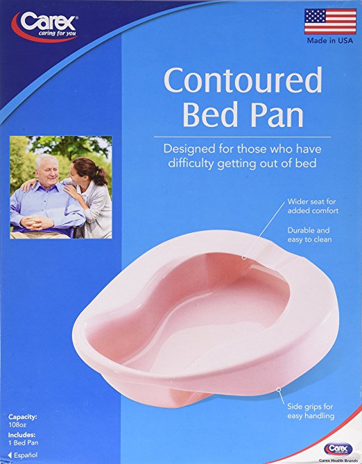 Carex Bed Pan Contoured Carex Bed Pan Contoured Bed Pans Carex - Americare Medical Supply