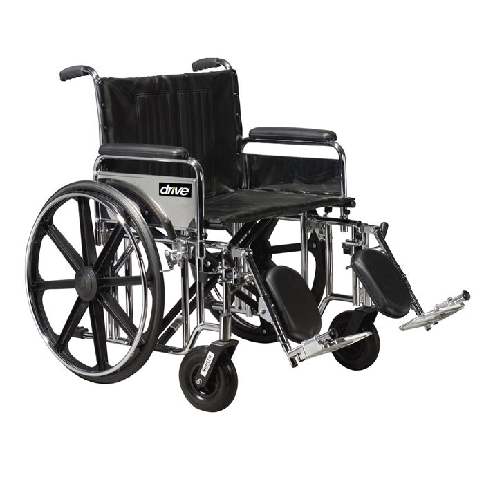 Drive Bariatric Sentra Extra-Heavy-Duty Wheelchair Drive Bariatric Sentra Extra-Heavy-Duty Wheelchair Bariatric Wheelchair Drive - Americare Medical Supply