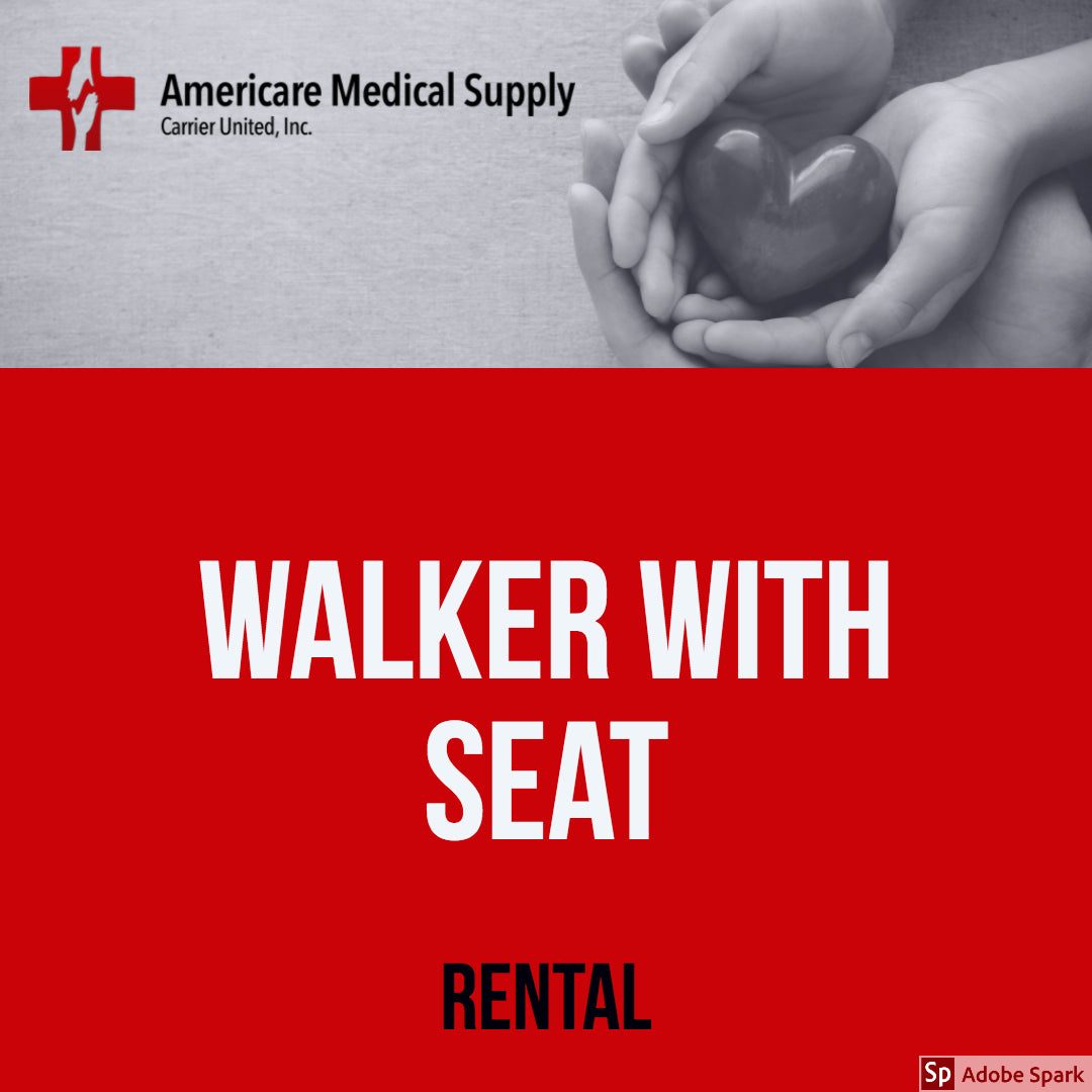 Walker With Seat Walker With Seat Medical Rentals Americare Medical Supply - Americare Medical Supply