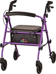Nova 6" Wheel Purple 4235PL Rollator Nova 6" Wheel Purple 4235PL Rollator Rollators Nova - Americare Medical Supply